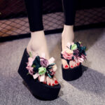 Thick-Soled Non-Slip Women’s Beach Slippers, Balanced Heel-DS19 - Image 4