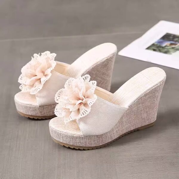 Fairy-like wedge platform peep-toe sandals For Women, Balanced Heel-RV615