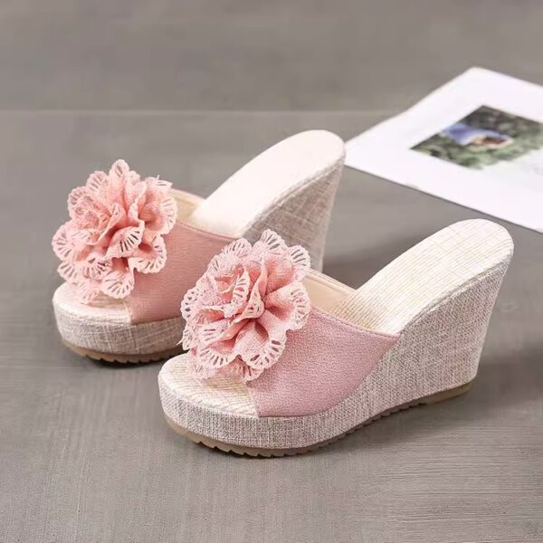 Fairy-like wedge platform peep-toe sandals For Women, Balanced Heel-RV615