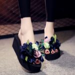 Thick-Soled Non-Slip Holiday Women’s Beach Slippers, Balanced Heel-DS18 - Image 3