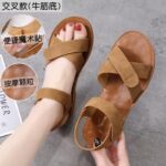 Women’s summer flat Velcro sandals — soft-soled, Korean style. Sandal & Slipper-RV189 - Image 5
