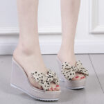 Women’s High-heeled, Transparent, Suitable for Outdoor wear, Balanced Heel-RV587 - Image 3