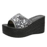 Women’s platform Fish Mouth Beach sandals Balanced Heel-RV680