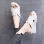Cross-border Roman style fashion platform Shoes For Women, Balanced Heel-RV307