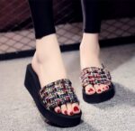 Women’s trendy summer wedge fashionable women’s sandals. Balanced Heel-RV650