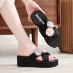 Women’s summer fashionable beach sandals, thick sole- Sandal & Slipper-RV204