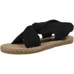 New Summer Roman Cross Sandals, Trendy & Friendly Flat Shoes- Sandal & Slipper-RV30013