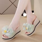 Thick Bottom Soft Bottom Non-Slip Shoes for Women, Balanced Heel-RV682 - Image 2