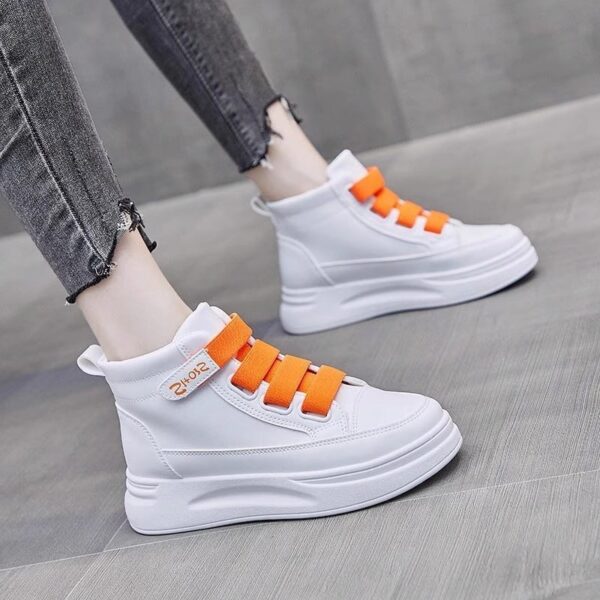 Women’s Velcro High-Top Shoes, Sneaker-WR81