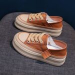 Platform Rubber PU Casual Single-layer Women’s shoes, Sneaker-DS92 - Image 5