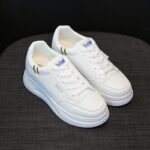White Shoes Women’s Summer All-match New Style Shoes, Sneaker-DS79 - Image 2