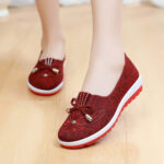 Old Beijing cloth shoes for Women, breathable, casual, suitable for Mothers, Canvas-RV2328 - Image 3