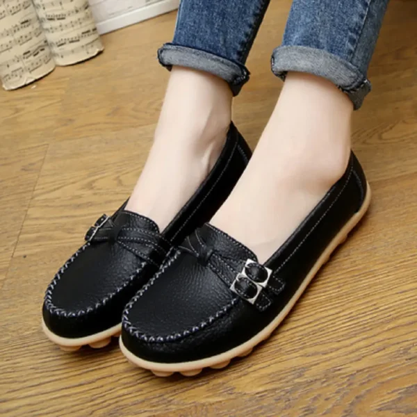 Women’s summer flat shoes. Loafer-RV2411