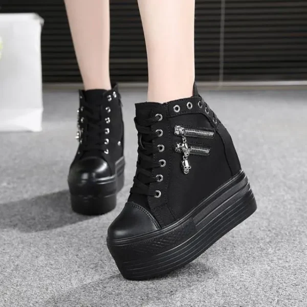 Women’s Wedge Shoes with Hidden Heel, Shoes, Kades-WR84