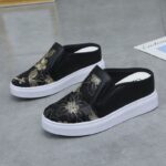 Women’s summer high-heeled slip-on sandals. Loafer-RV530