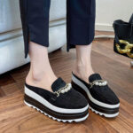 Women’s 2026 platform wedge sandals — stylish and versatile. Loafer-RV388 - Image 2