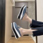 Women’s autumn platform wedge closed-toe backless slippers —Loafer-RV604 - Image 3