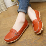 Women’s summer flat shoes. Loafer-RV2411