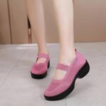 Women’s Old Beijing style mesh shoes, breathable, soft‑soled, Loafer-RV2442 - Image 2