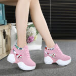 Women’s Casual Single Shoes Versatile High Heel Student Sneakers, Kades-RV2050 - Image 2