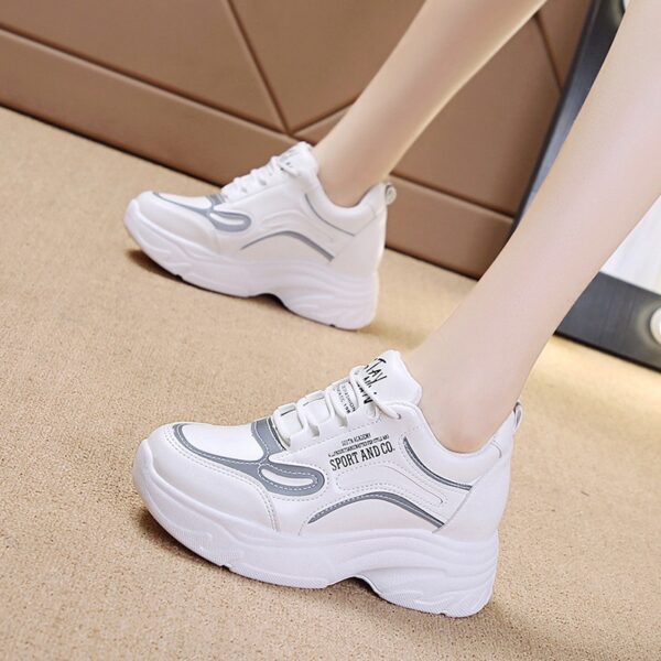 Women’s chunky sneakers, trendy height-increasing Shoes, Kades-WR80