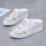 Women’s summer high-heeled slip-on sandals. Loafer-RV530 - Image 2