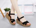 Women’s Comfortable and Versatile, Casual, Chunky Heel, Medium Heel Sandals, Balanced Heel-RV692 - Image 4
