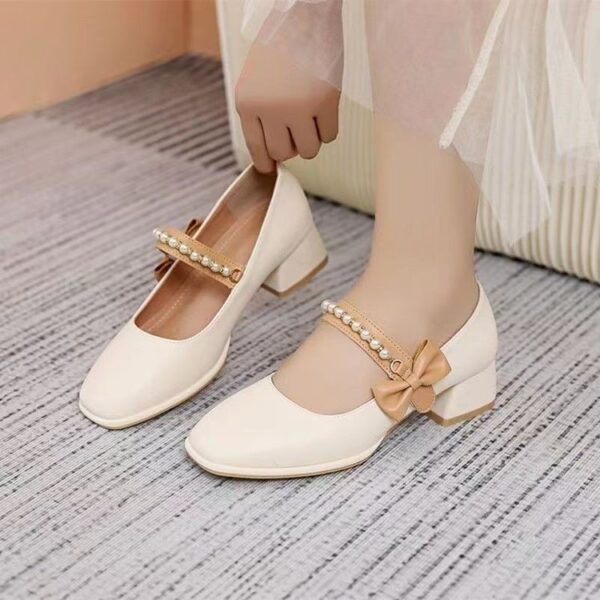 Thick Bottom Comfortable soft leather soft bottom women’s shoes For Women, Style Shoes-RV2527