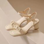Soft Comfortable Fashion Sandals for Women, Box Heel-RV1443 - Image 2