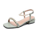 Thick-heeled Fairy-style Fashion Korean-style Shoes For Women, Box Heel-RV1454 - Image 3