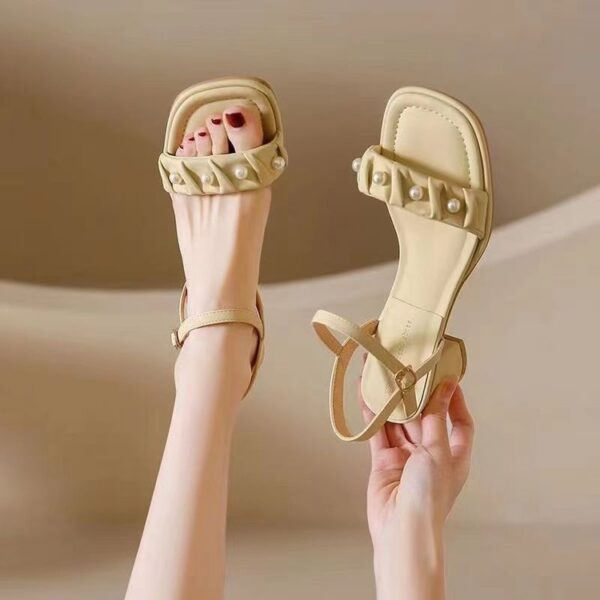Soft Comfortable Fashion Sandals for Women, Box Heel-RV1443