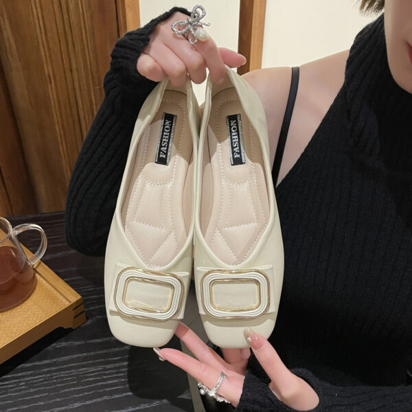 Flat Heeled Four Seasons Shallow Mouth Shoes For Women, Style Shoes-RV2540