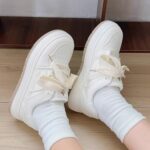 Trendy White Sneakers for Women, Sneaker & Kades-DS109