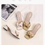 Fairy Style Sweet Fashion Beach Shoes For Women, Box Heel-RV1451 - Image 2