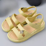 Elegant & Fairy-like Style with Chunky Heel, Non-Slip Slipper For Women, Sandal & Slipper-RV30068 - Image 4