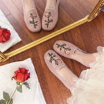 Women’s summer cat-themed casual flat loafers, Canvas & Loafer-DS114 - Image 5