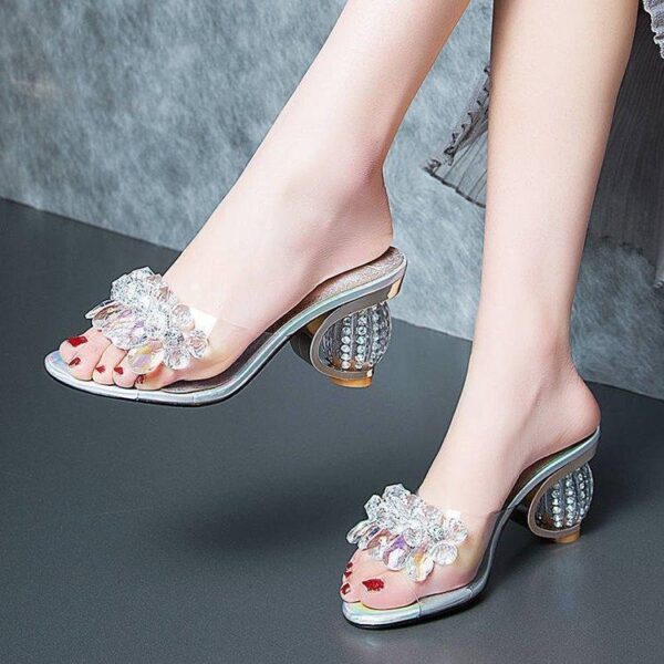Fashionable Korean Style Versatile High Heels, For Women, Box Heel-RV1471
