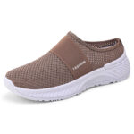 Women’s lightweight half-slip-on Shoes with Flyknit mesh cross-border, Canvas & Loafer – DS124 - Image 5
