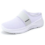Women’s lightweight half-slip-on Shoes with Flyknit mesh cross-border, Canvas & Loafer – DS124 - Image 8