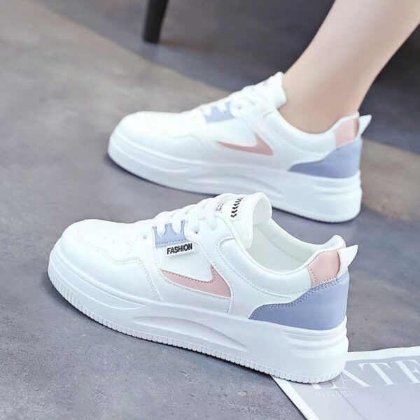 Women’s Thick Sole, Versatile, Korean Style Sneakers for Students, Sneaker & Kades-WR128