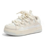 Chic, Trendy, Niche, High-end white Sneakers for Women, Sneaker & Kades – WR139 - Image 2