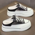 Women’s Platform Mesh 8cm Height Increase Style Shoes, Sneaker & Kades - WR192