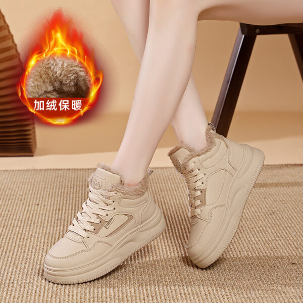 Women’s winter high‑top cotton shoes — new Korean style, Sneaker & Kades - WR187