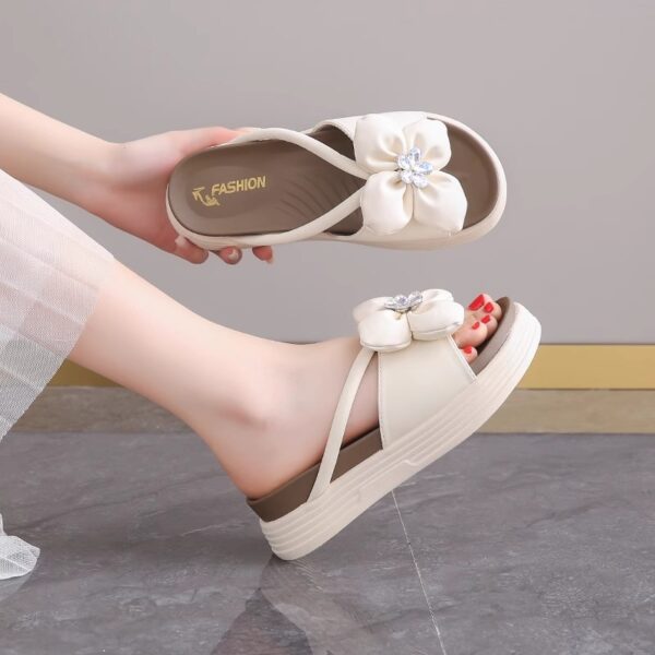 Women’s “Stepping on Poop” Themed Sandals, Balanced Heel – RV706