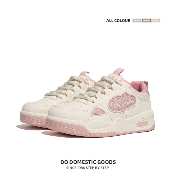 Women’s white sneakers, new spring, trendy, Sneaker & Kades – WR144