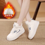 Women’s winter high‑top cotton shoes — new Korean style, Sneaker & Kades - WR187 - Image 3