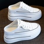 Women’s Platform Mesh 8cm Height Increase Style Shoes, Sneaker & Kades - WR192 - Image 2