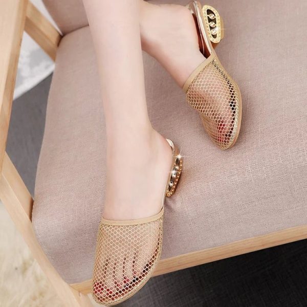 Korean Style Closed‑Sandals, Trendy, Casual & Summer—Sandal & Slipper-RV30007
