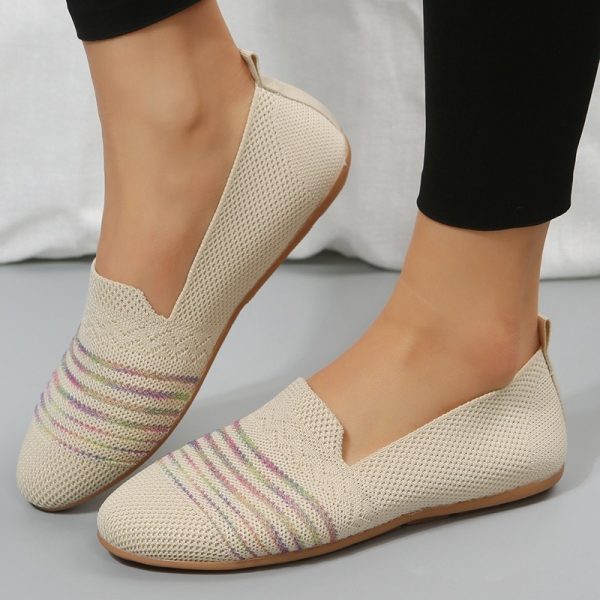 New Japanese and Korean export style women’s flat shoes, Canvas-DS87