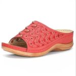 Women’s casual wedge sandals, thick-soled, European/American style — Sandal & Slipper-RV186 - Image 3